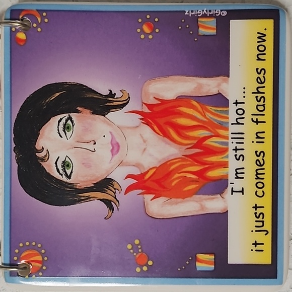 🩷🔥Super Cute & Funny Girly Girlz Ceramic Plaque with Dangling Pink Faux Gem - Picture 6 of 11